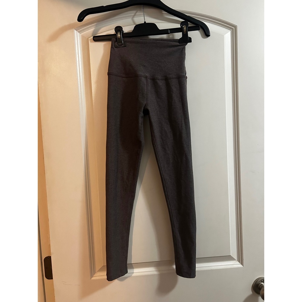 Beyond Yoga Spacedye High Waisted Midi Leggings Charcoal Heather Gray XXS